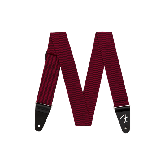 Fender 0991445406 Modern Tweed Strap, Black/Red 2"