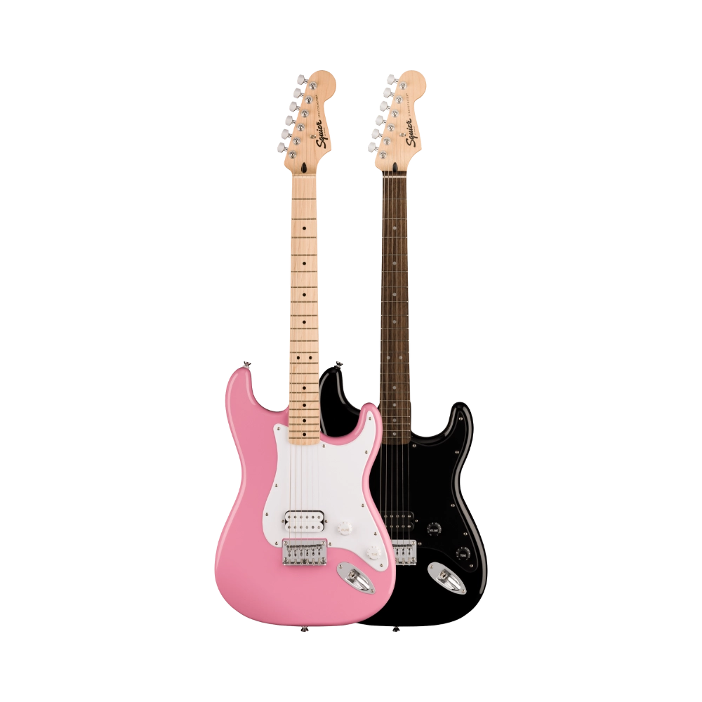 Fender, Squier Sonic Stratocaster HT H Electric Guitar (Flash Pink or Black)