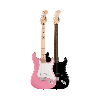 Fender, Squier Sonic Stratocaster HT H Electric Guitar (Flash Pink or Black)