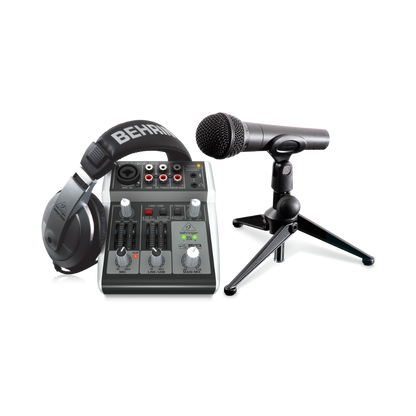 Behringer PODCASTUDIO 2 USB Complete PODCASTUDIO Bundle