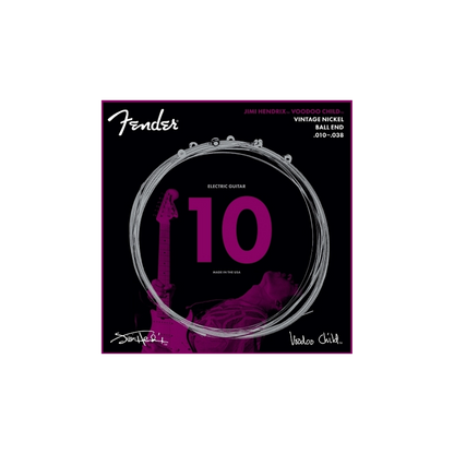 Fender 0730150609 Jimi Hendrix Voodoo Child Electric Guitar Strings, Ball End Nickel 10-38