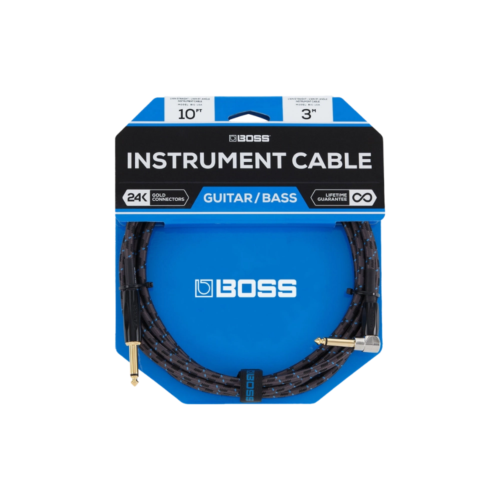 BOSS BIC-10A Instrument Cable (Angled)