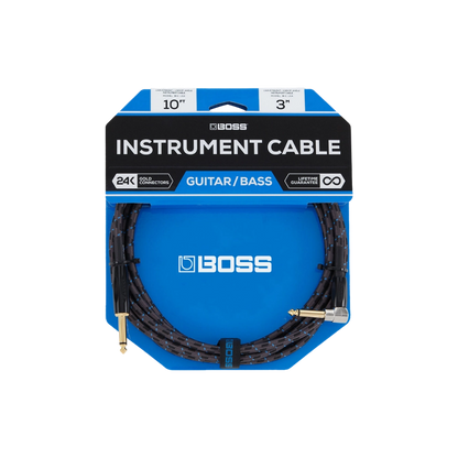 BOSS BIC-10A Instrument Cable (Angled)