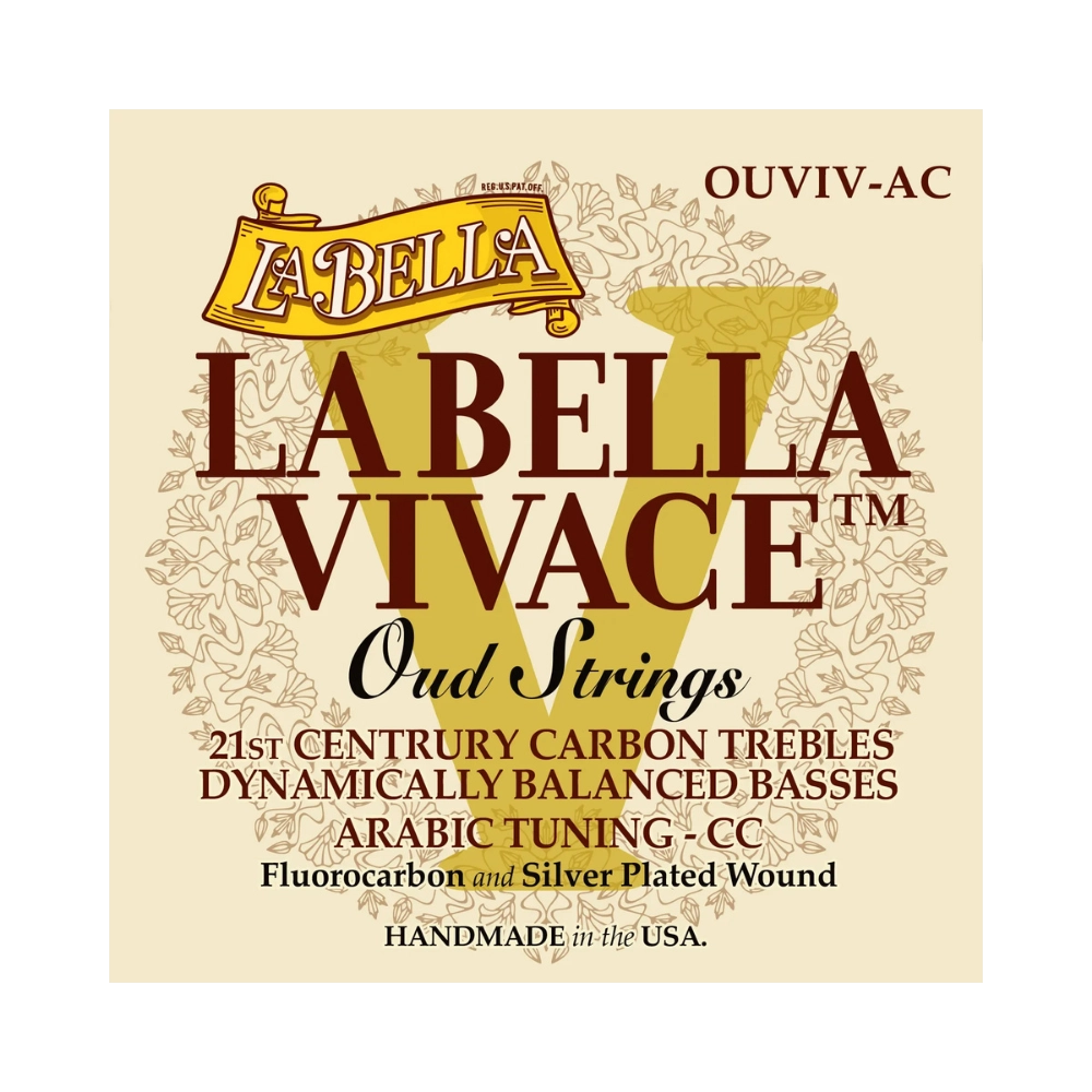 La Bella OUVIV-AC Vivace Oud Strings, Arabic CC Tuning