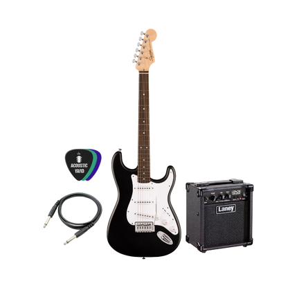 Fender's Squier Debut Stratocaster with Laney LX10 Bundle