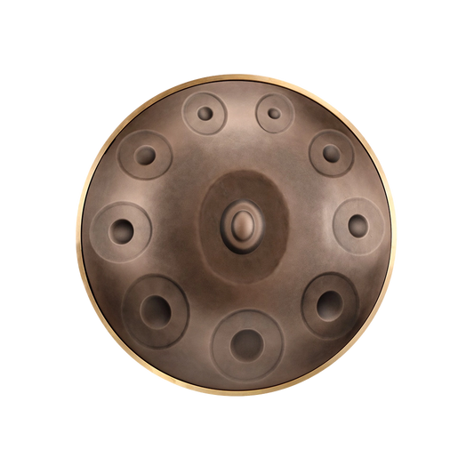 HLURU HG10-Bronze STL Handpan Drum 10 notes 22"