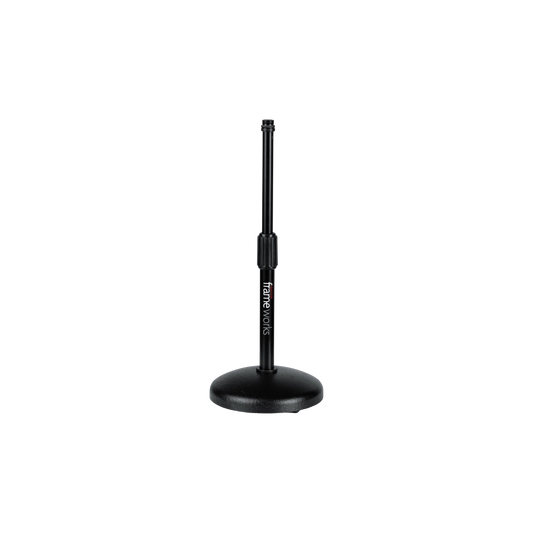 Gator Frameworks Round Base Desktop Mic Stand