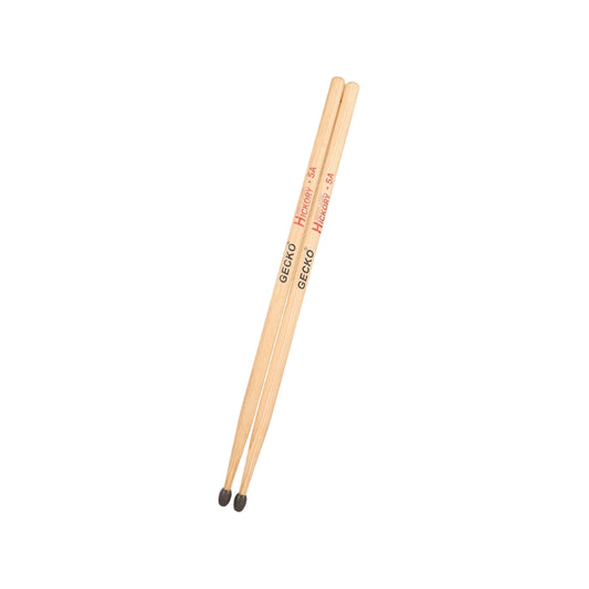 GECKO 5A Hickory Wood Tip Drumsticks