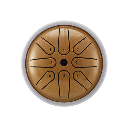 Hluru 8-Notes 4" Mini Steel Tongue Drum