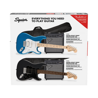 Fender's Squier Affinity Series Stratocaster HSS Electric Guitar Pack (Multiple Colors Available)