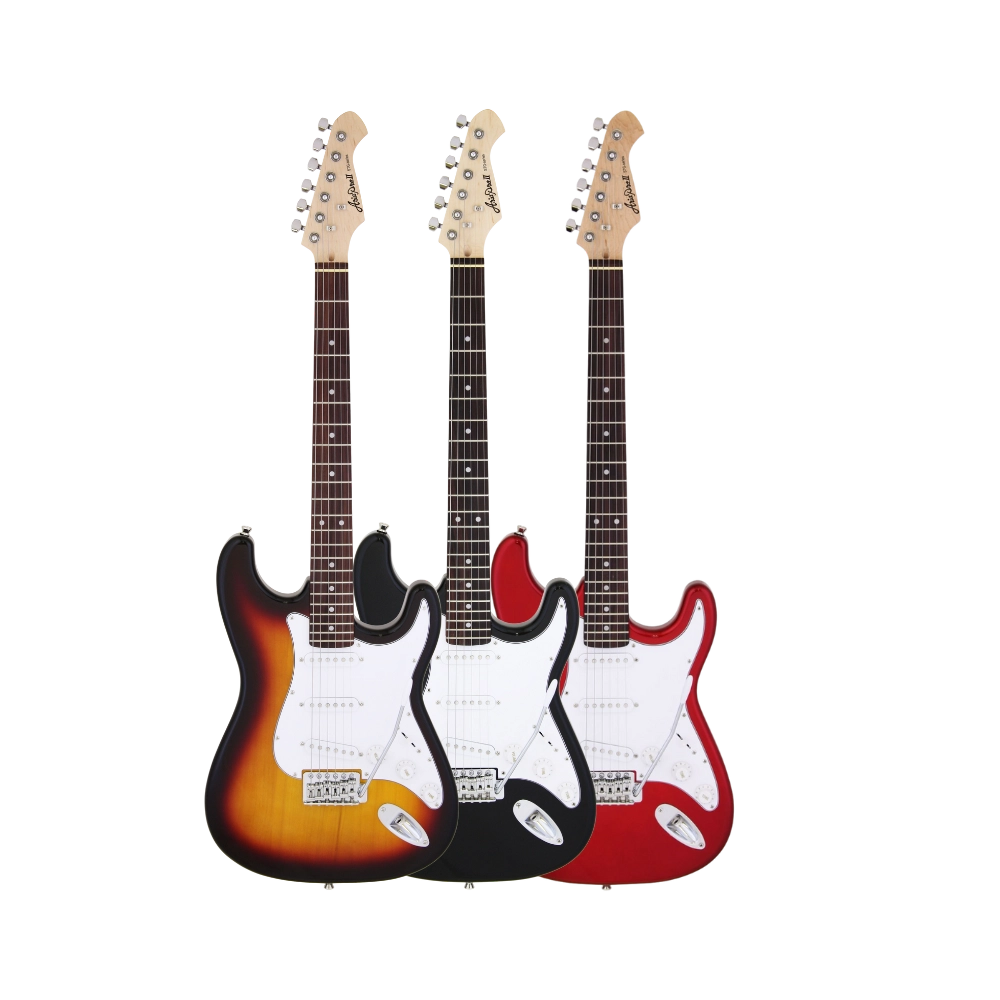 Aria STG-003 SSS Stratocaster Electric Guitar (Multiple Colors Available)