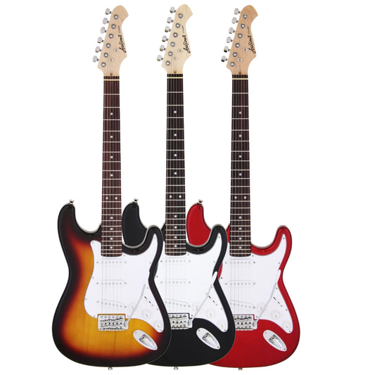 Aria STG-003 SSS Stratocaster Electric Guitar (Multiple Colors Available)