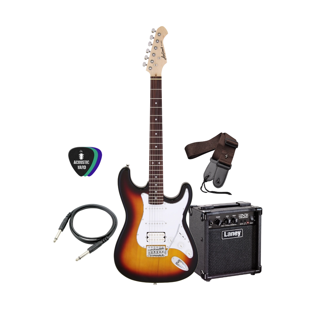 Aria Pro HSS Electric Guitar Bundle