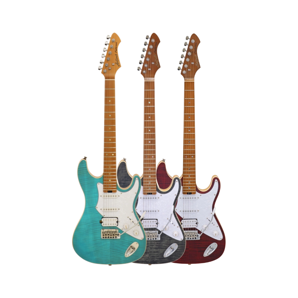Aria 714-MK2-Fullerton HSS Electric Guitar (Multiple Colors Available)