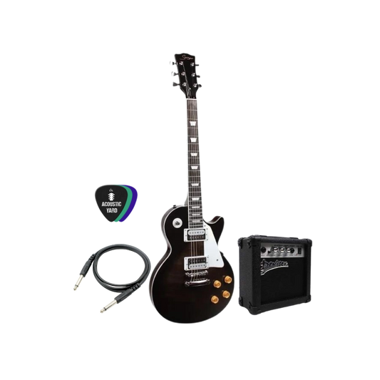 Deviser Electric Guitar (Les Paul Style) Bundle