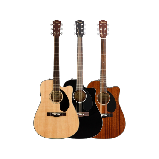 Fender CD-60SCE Dreadnought Electro-Acoustic Guitar (Multiple Colors Available)