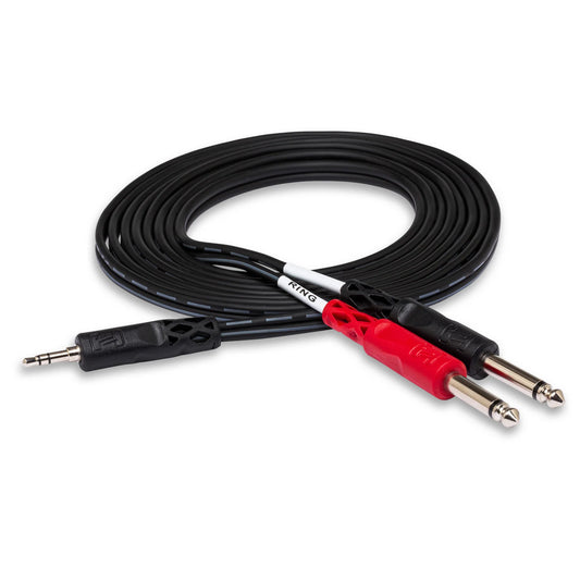Hosa 3.5mm TRS to Dual 1/4" TS Cable