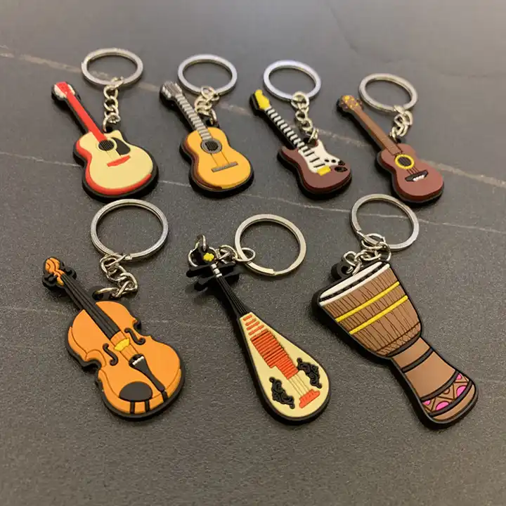 Musical instruments Keychain (All Profits Goes to families in need thi ...