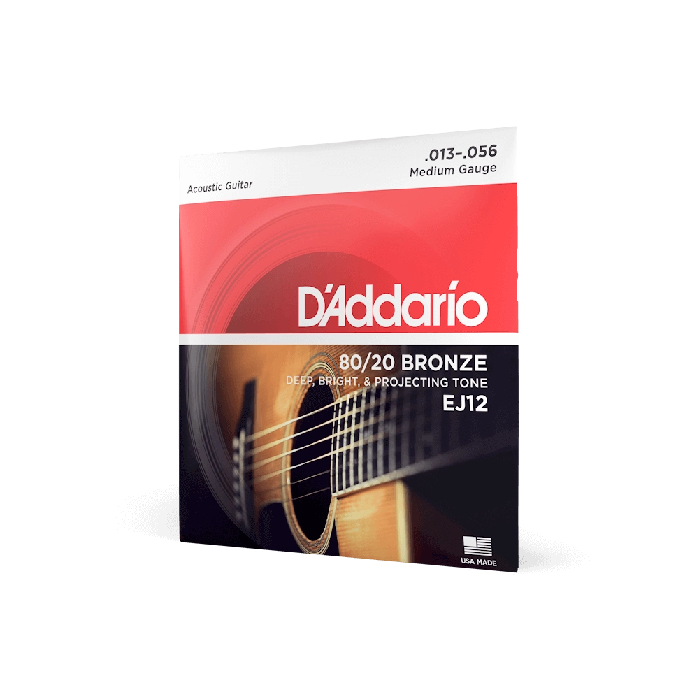 daddario ej12 13 5 80 20 bronze medium acoustic guitar strings shop store beirut lebanon