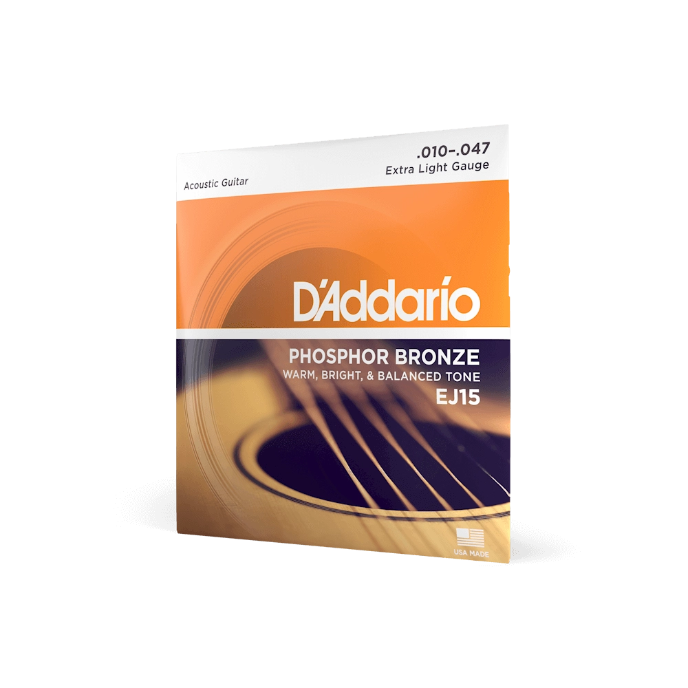 daddario ej15 phosphor bronze 10 47 extra light acoustic guitar strings shop store beirut lebanon