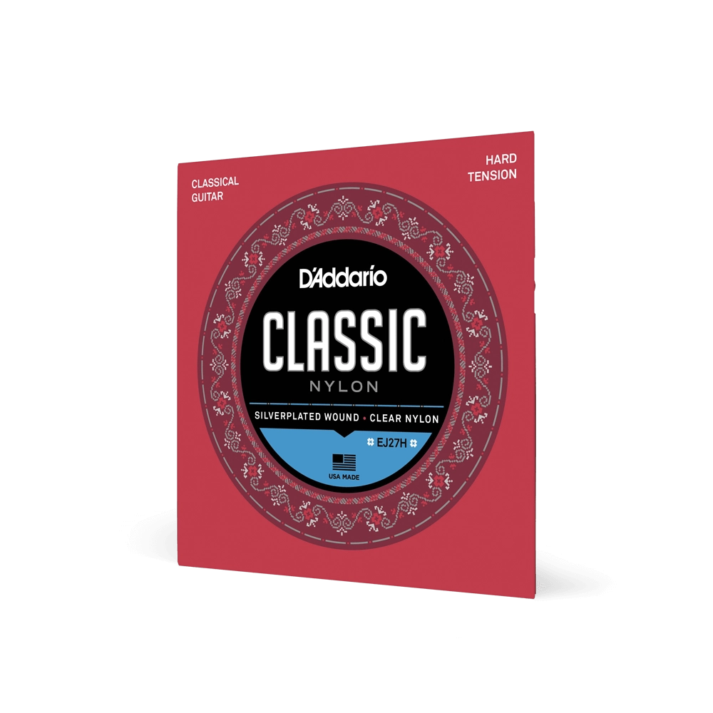 D'Addario Hard Tension Nylon Student Classical Strings EJ27H