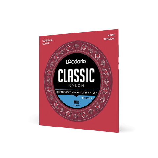 D'Addario Hard Tension Nylon Student Classical Strings EJ27H