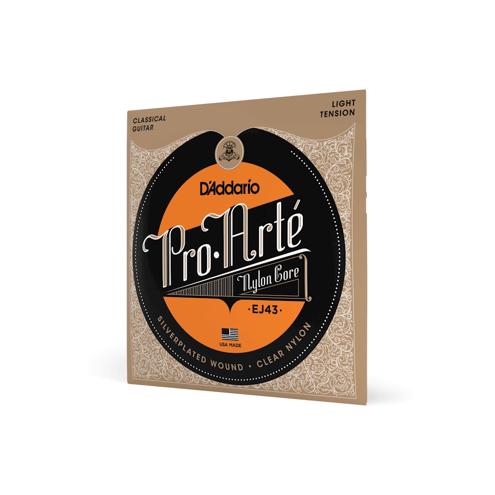 D'Addario Light Tension Nylon Classical Guitar Strings EJ43