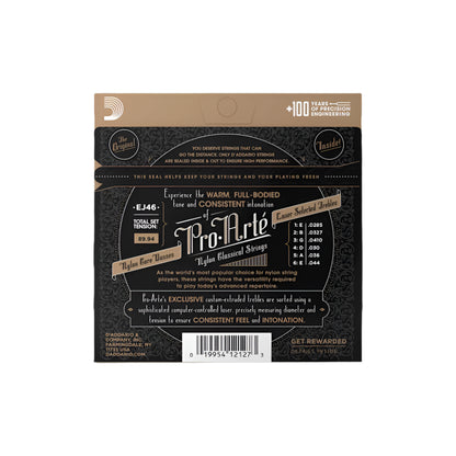 D'addario Hard Tension Nylon Classical Guitar Strings EJ46