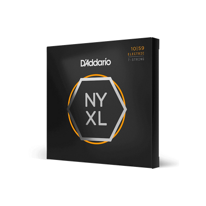 D'Addario 10-59 Regular Light 7-String Electric Guitar Strings NYXL1059