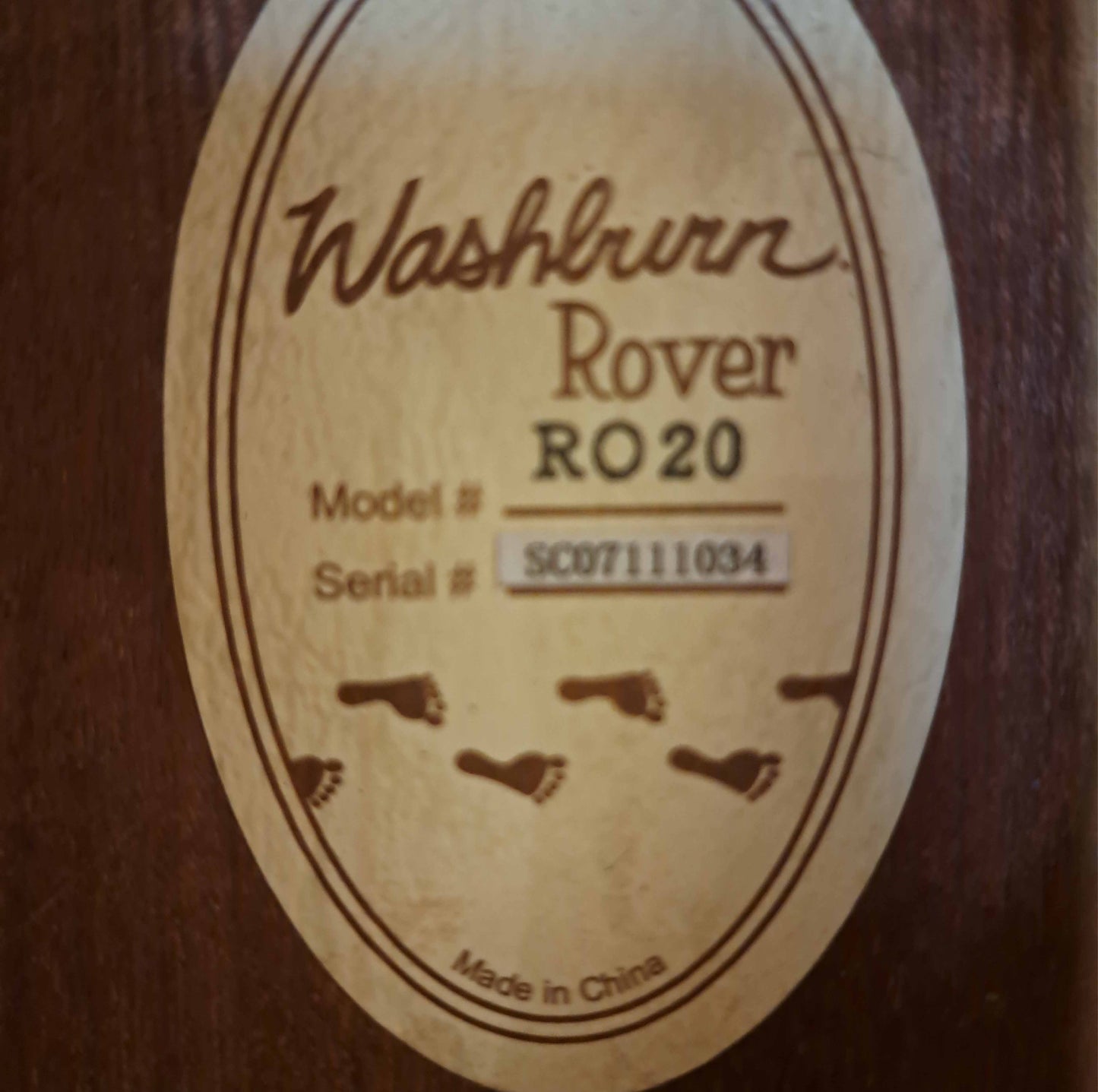 Washburn Rover RO20 traveler classic